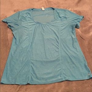 MARIKA Blue active wear short sleeve